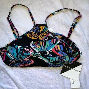 Vera Bradley Reversible Bikini Top with Adjustable Straps Size XS